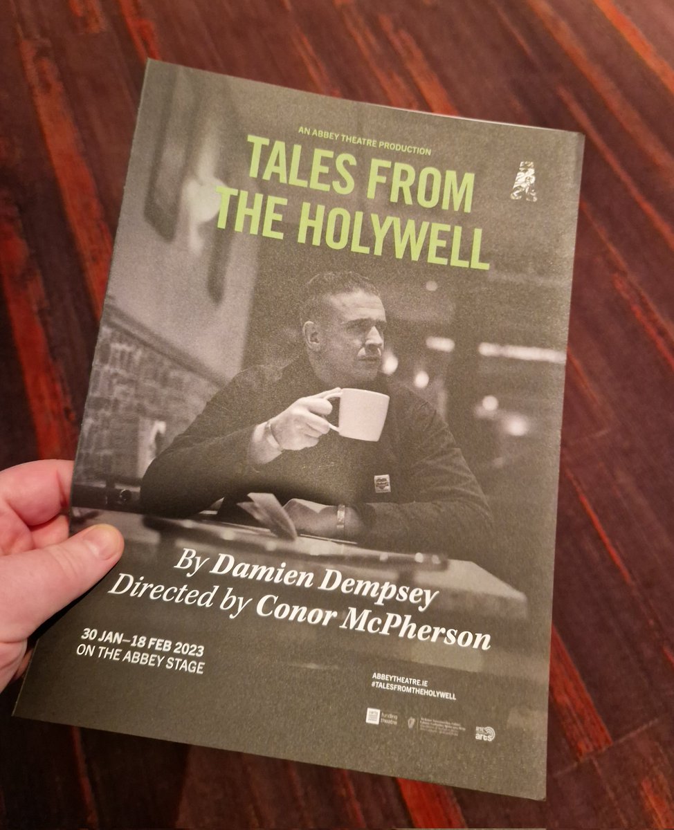 On my way home from this, and it was whopper. I've never been to the <a href="/AbbeyTheatre/">Abbey Theatre</a> before, but that was powerful <a href="/DamoDempsey/">Damien Dempsey</a>

We sing, sing all our cares away
We'll live, to fight another day