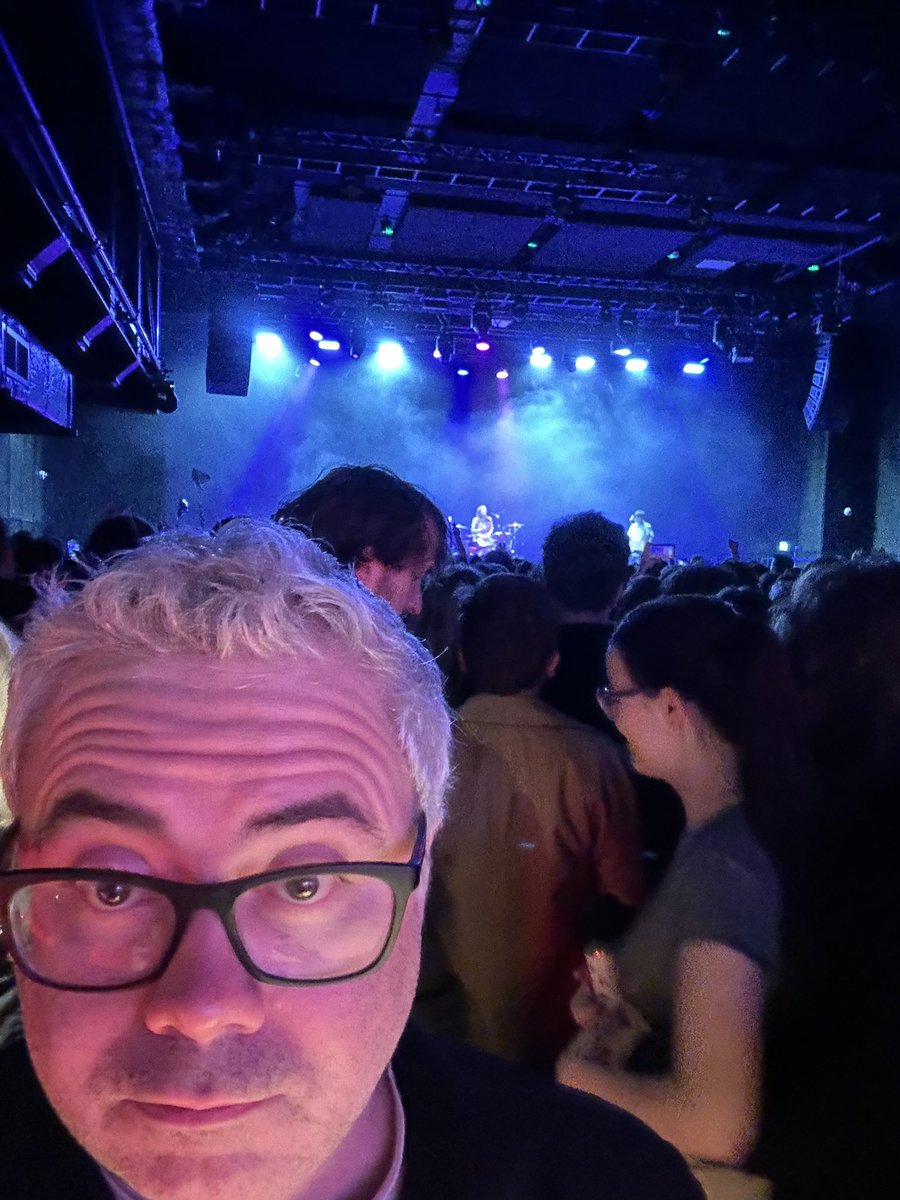 The brilliant <a href="/metronomy/">Metronomy</a> last night. I may have been a decade older than most there… but there you go. #yourdadscometopickyouup
