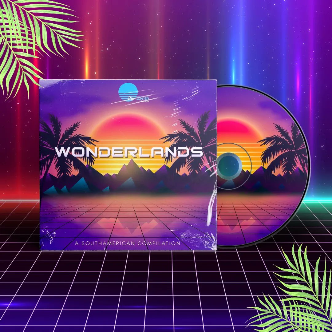 🚨Stay tuned this Saturday Feb, 4th morning, because Pre-Sale at special price for our next international compilation 🌴WONDERLANDS🌅 will start for ⬇️Digital &amp; 💿CD Digipack‼️
🇧🇷🇦🇷🇨🇱🇵🇪🇻🇪🇳🇮🇨🇴🇨🇷

#PurZynth #Synthwave #Retrowave #Synthmusic #synthmusic #sudamerica