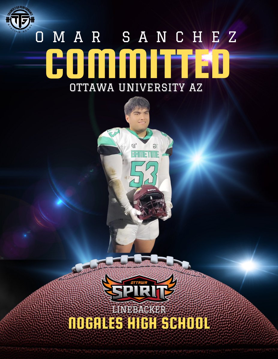🚨Signed🚨 Congratulations to our first football athlete <a href="/Omar_san22/">Omar Sanchez</a> on signing with <a href="/OUAZFootball/">OUAZ Football</a> 🏈✍🏽 Keep working hard💪🏽