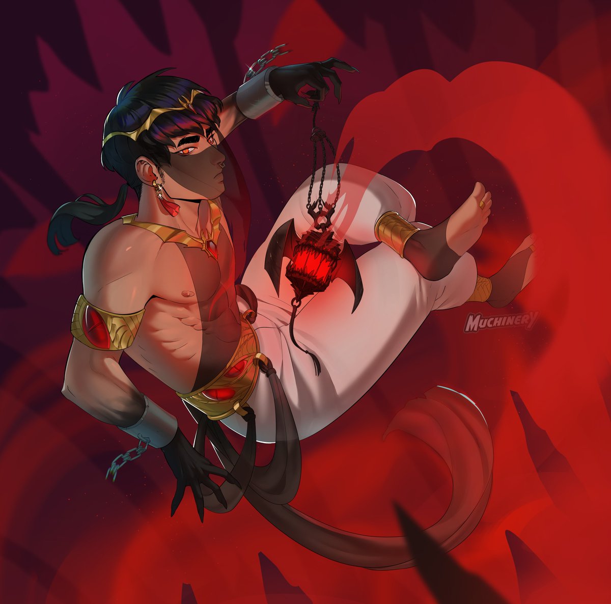 「my Oc Kyross in a djinn AU 」|Ori !!のイラスト
