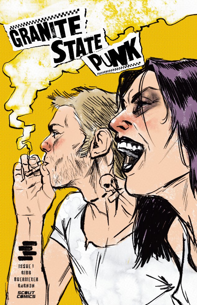 Coming This March From SCOUT COMICS! GRANITE STATE PUNK Follows Zeke & His Story About Witches, Addiction, And PUNK ROCK! lotuslandcomics.com/2023/02/granit…
