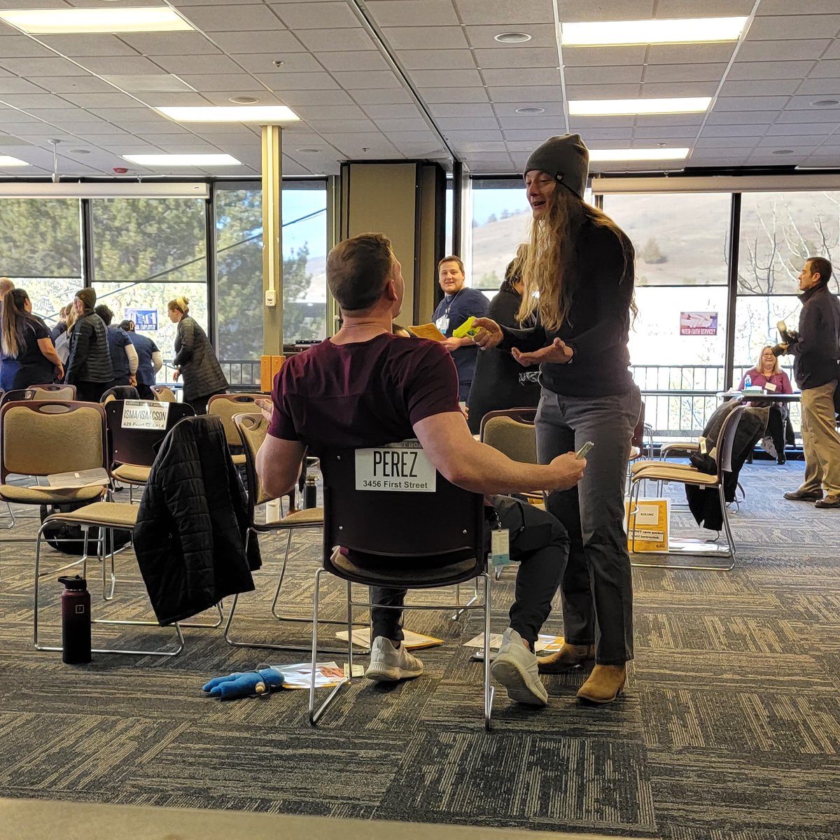 skylakes_org's tweet photo. Yesterday Sky Lakes Staff participated the Community Action Poverty Simulation hosted by OHSU at Oregon Tech. This simulation highlights the challenges millions of Americans face every day and can help community partners identify gaps in services or areas of change. https://t.co/mZ5R7hKU5x