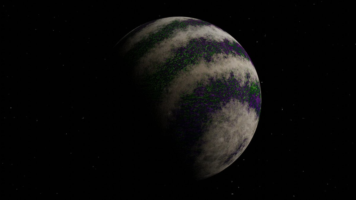 3DSpaceNFT's tweet photo. New planet generated procedurally ! #nftcollector #NFT #NFTs #3DSpaceNFT https://t.co/WMgyRBdL9M