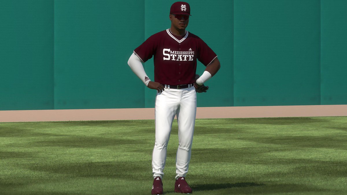 NcaaMlb's tweet photo. Mississippi State Freshman Dakota Jordan! Can’t wait to see him play in just a few weeks! @Kota_1k #HailState #MLBTheShow https://t.co/B5zxJTBLPp