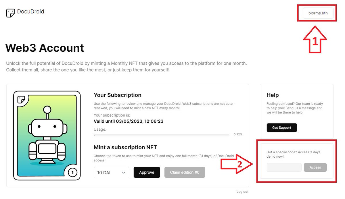 DocuDroid's tweet image. 👉 Connect with your wallet on docudroid.app and redeem free 3 days of the full version with the codes below!

🎁 661D4DBE-3271-4D97-955E-BD4A0E133BD3
🎁 D8CD82EE-6103-41B5-A2E5-155C2FFC515A
🎁 49AA79CD-C747-48CA-95EF-EBB557932D99
🎁 851A9888-A185-4D20-9FA1-3D5DA213CB5D