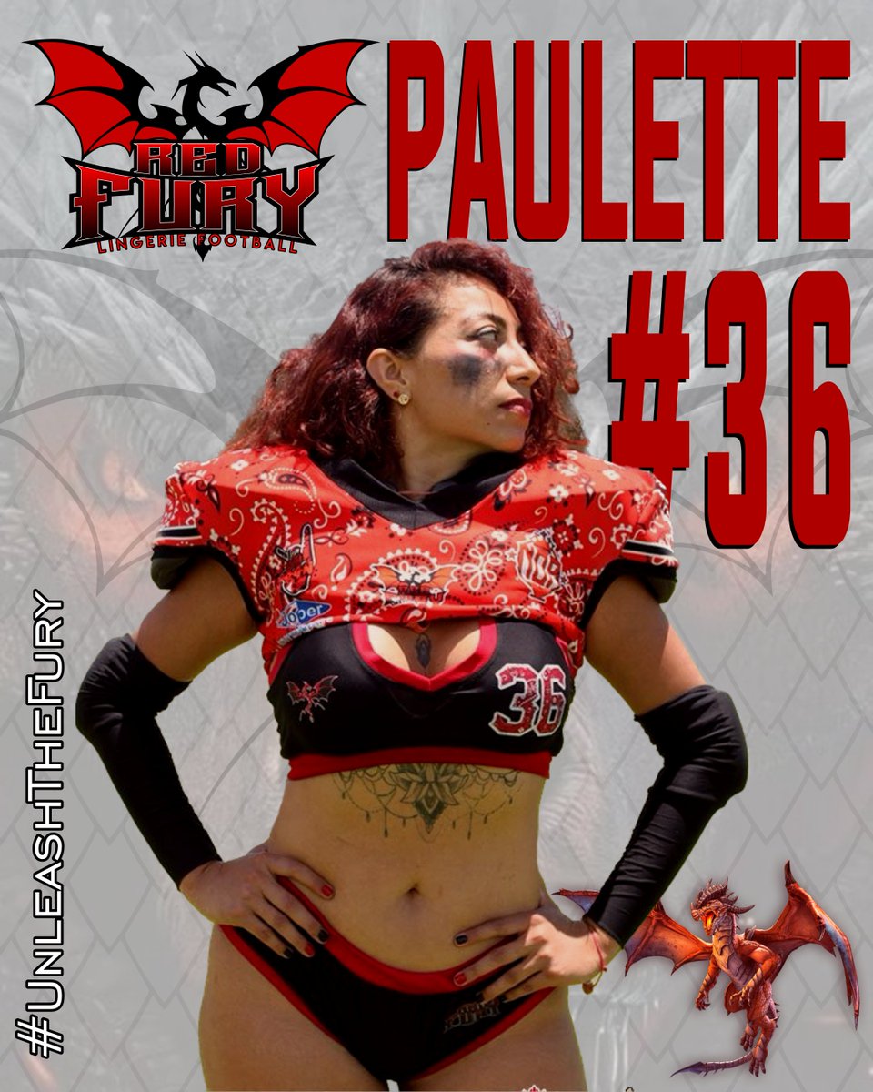Paulette, the anchor of our O-Line, is ready for the start of the #LFM Spring 2023 season!  ❤️🖤️🐉

#unleashthefury #furyunleashed #desatalafuria #football #bikinifootball #sexy #cdmx #mexico #ffz #lingeriefootball #nojokefootball #likeagirl #ligalfm