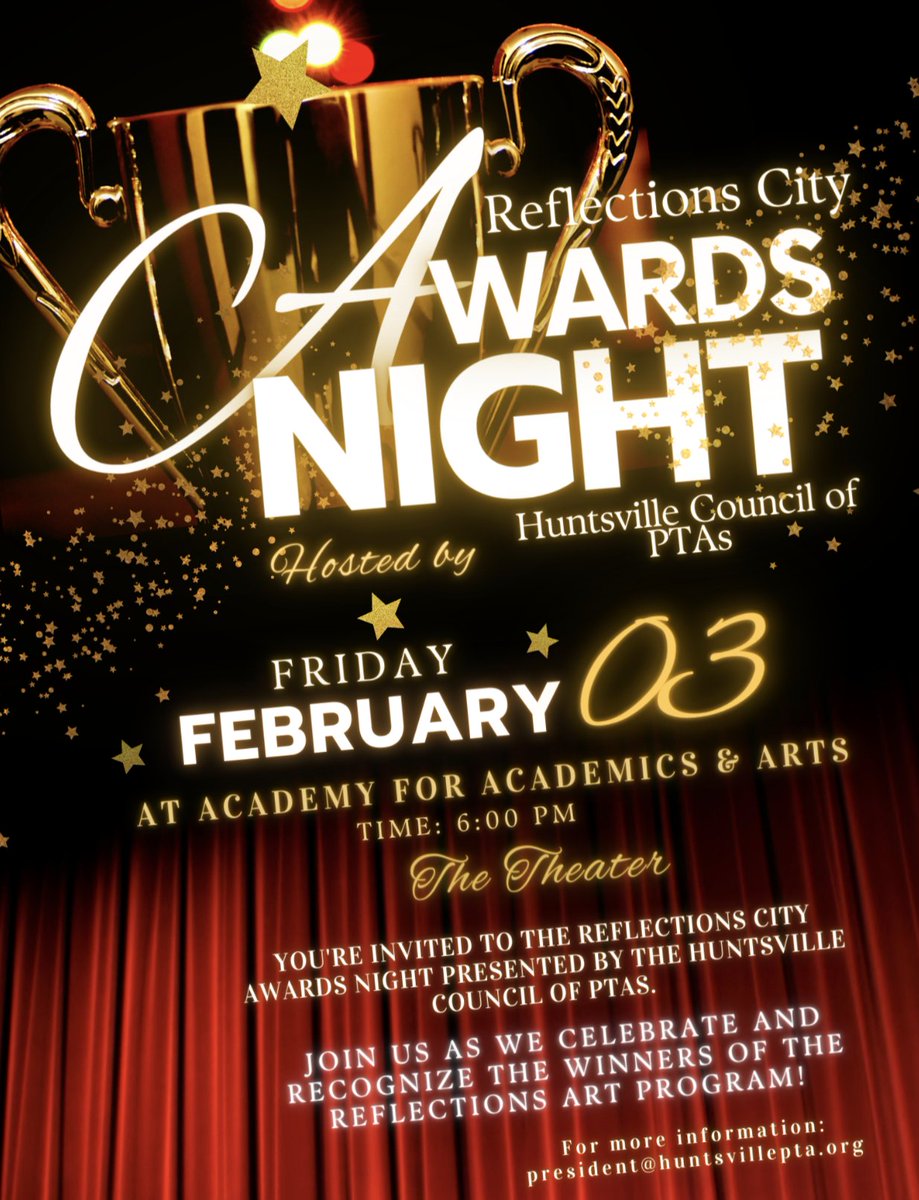 The public is welcome to Reflections Awards Night!