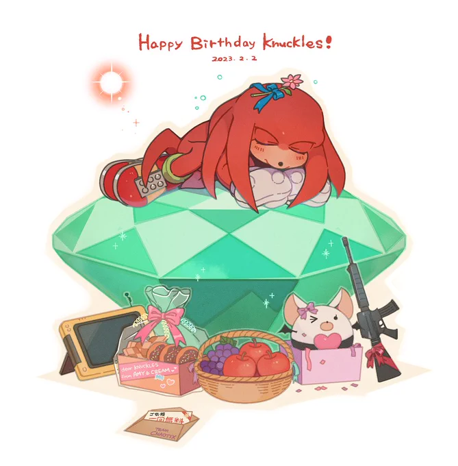  #KnucklesTheEchidna Happy Birthday!! 