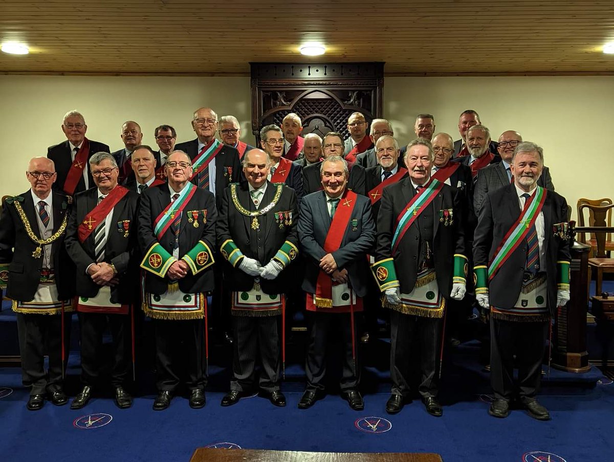 ArmaghMason39's tweet photo. St.Patrick's #CouncilofKnightMasons 24 #Armagh installation of officers #GCKM #Freemasonry #masonic #KnightMasons https://t.co/YhqpplUw5L