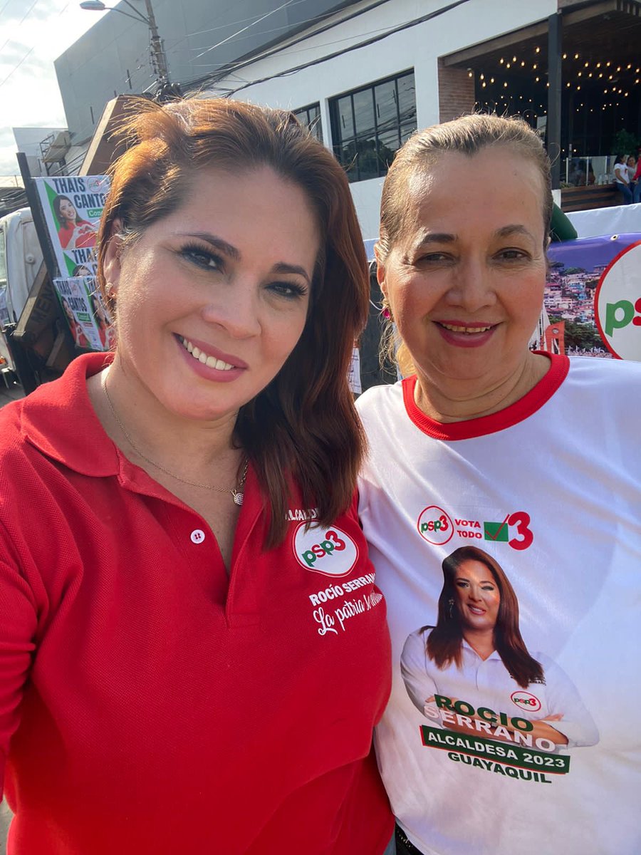 rocioserranookk's tweet photo. Estamos viviendo la fiesta del cierre de campaña 😉

Este 5 de febrero 
RAYA TODO ✅ LISTA 3️⃣

#RocioSerrano2023 #JuntosPorGuayaquil #unidossomosmas #alcaldia #dejandohuellas #distritos #distritosunidos https://t.co/6fOmaTtrvb