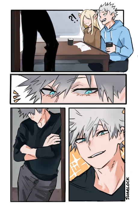 [ Hey Touya- nii! Meet my girlfriend~] 