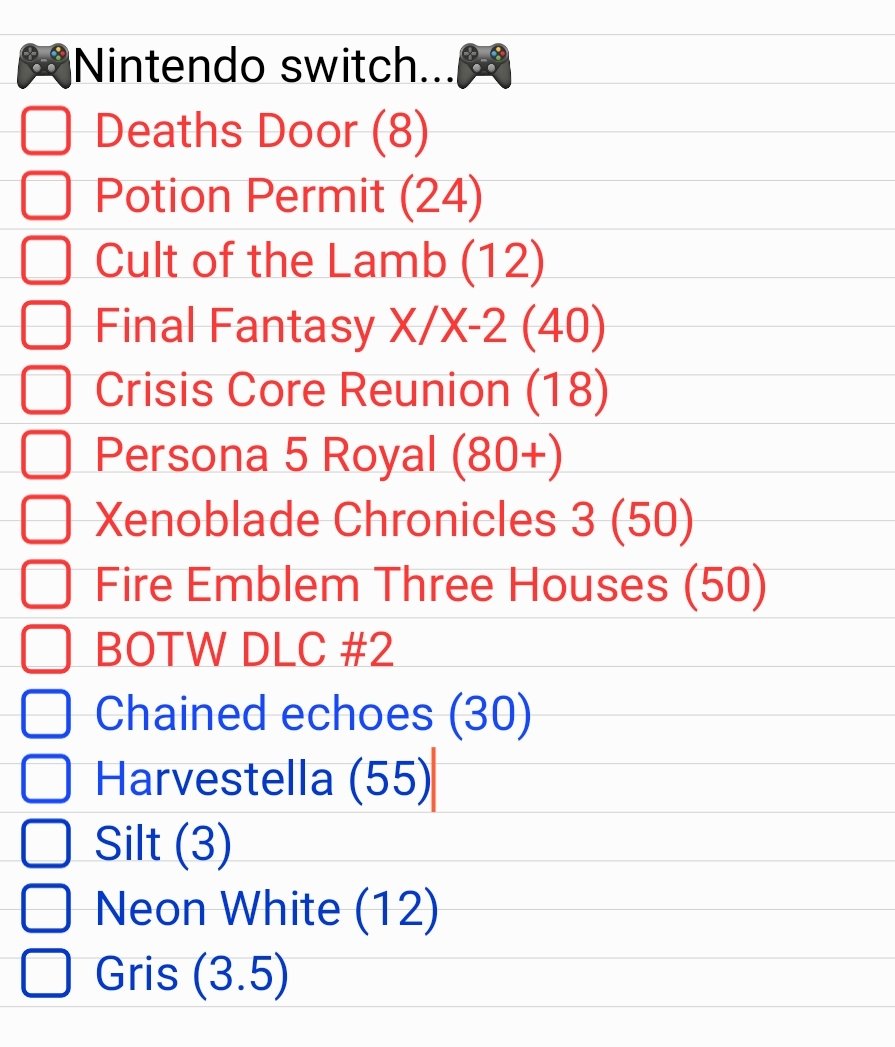 hillyhurricane's tweet photo. Now that I have finished The Diofield Chronicles it is time to decide what to play on my switch next....hmmm🤔 So many tempting choices lol #rpglover #gamingbacklog https://t.co/mDqq3qnCjW
