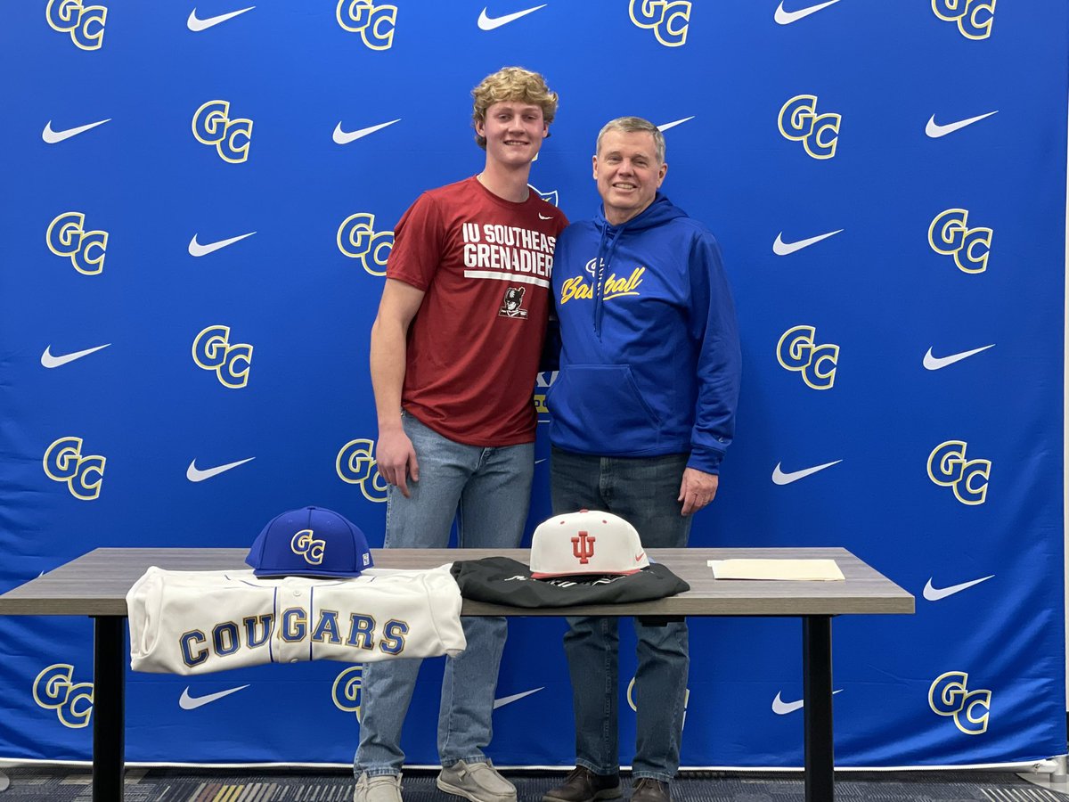 Congratulations to Connor Sims on continuing his baseball career at Indiana University Southeast! 

@gccougarbaseba1 @GrenadierDugout