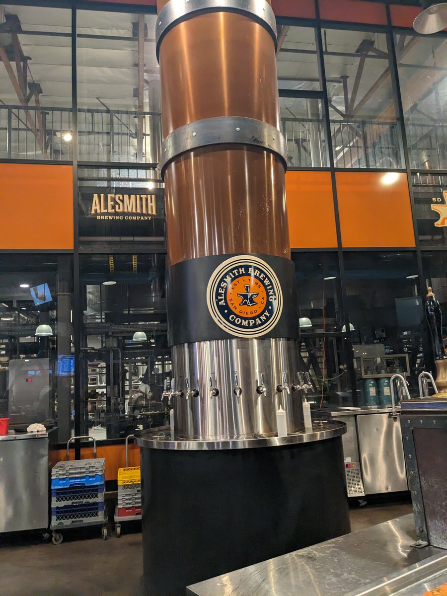 Brewery travel log update; 
made a quick visit to <a href="/AleSmithBrewing/">AleSmith Brewing Company</a> in San Diego where they serve up a wide selection of tasty craft brews. Definitely worth a detour if your north of downtown SD!
alesmith.com