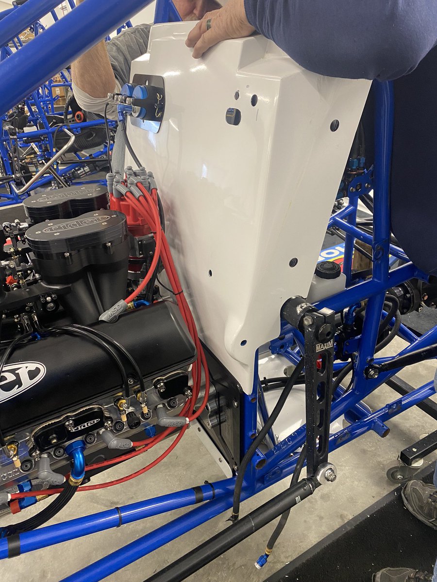 Getting everything fitted with our new bodies, excited to get this 2023 season going and can’t wait to get the new look for these cars. 😮‍💨🔥