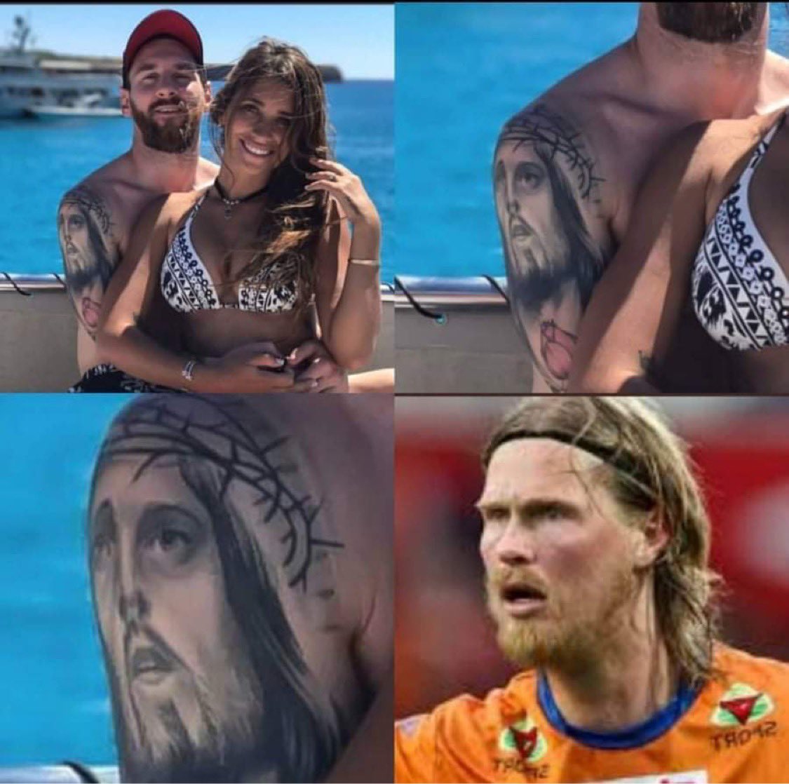 Vi har fått tips om at Messi har tatovert selveste Tor Hogne på høyre overarm. 🌟🌟