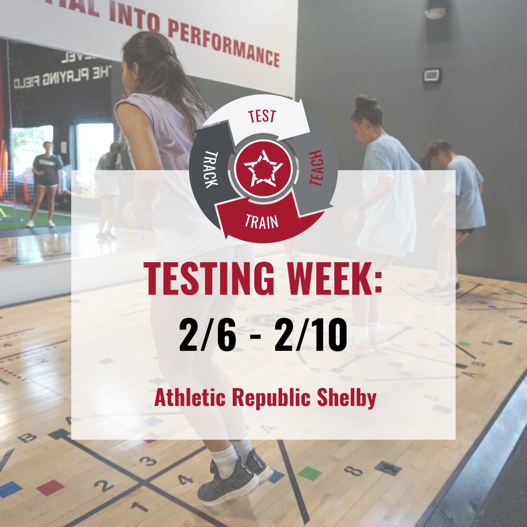 AR_Shelby_Comm's tweet image. Let&apos;s see how your hard work is paying off! Performance testing at AR Shelby starts Monday, Feb 6th! 

#testingweek #WeGetResults #sciencebasedtraining #TestTeachTrainTrack #shelbytownship #sportsperformancetraining