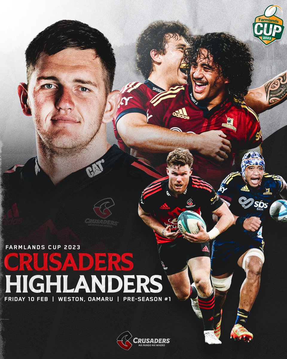 crusadersrugby's tweet photo. One week to go until our first pre-season game of 2023 ⚡️
Who's coming along? Tickets: https://t.co/1G2qf57LsD
Full Season Members, remember you get access to the game! 👏 https://t.co/0L6kGfGedT