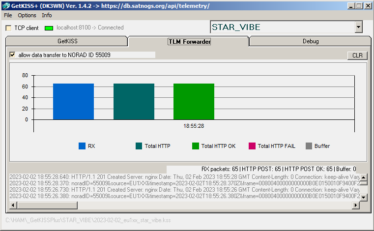 EU1SAT's tweet photo. STAR VIBE RAW Telemetry
65 Frames uploaded to @SatNOGS DB
https://t.co/Qcd1w549vn
@scanway_space @GermanOrbital #STAR_VIBE #CubeSat https://t.co/JEONgbhbms