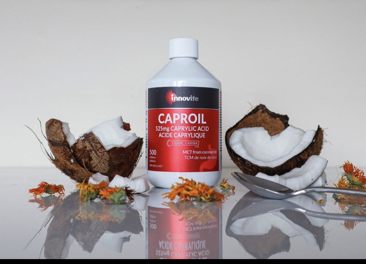 InnoviteCanada's tweet image. Antifungals are an essential part of a #candida elimination protocol.⁠ 𝐂𝐚𝐩𝐫𝐨𝐢𝐥, a liquid formula designed to lower #inflammation in the digestive tract and help you kick yeast #overgrowth for good. It eliminates #yeast without wreaking havoc on the rest of your gut.