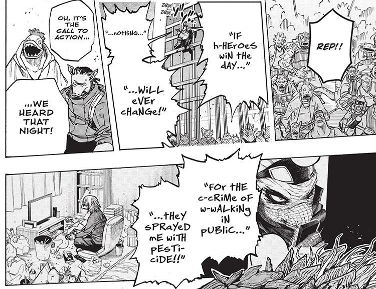 Different panels and crowds. 