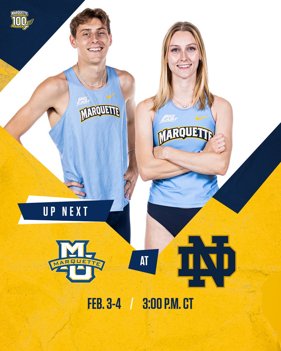 MUTFXC's tweet photo. MU heads to Notre Dame and Carthage this weekend for a pair of meets. Action begins tomorrow at Notre Dame, and Saturday at Carthage.

#WeAreMarquette

PREVIEW⤵️
https://t.co/L0DNtJwOHr https://t.co/zlDkXBNtEA