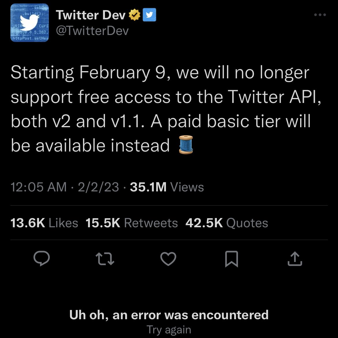 Matthew Buck tweet media