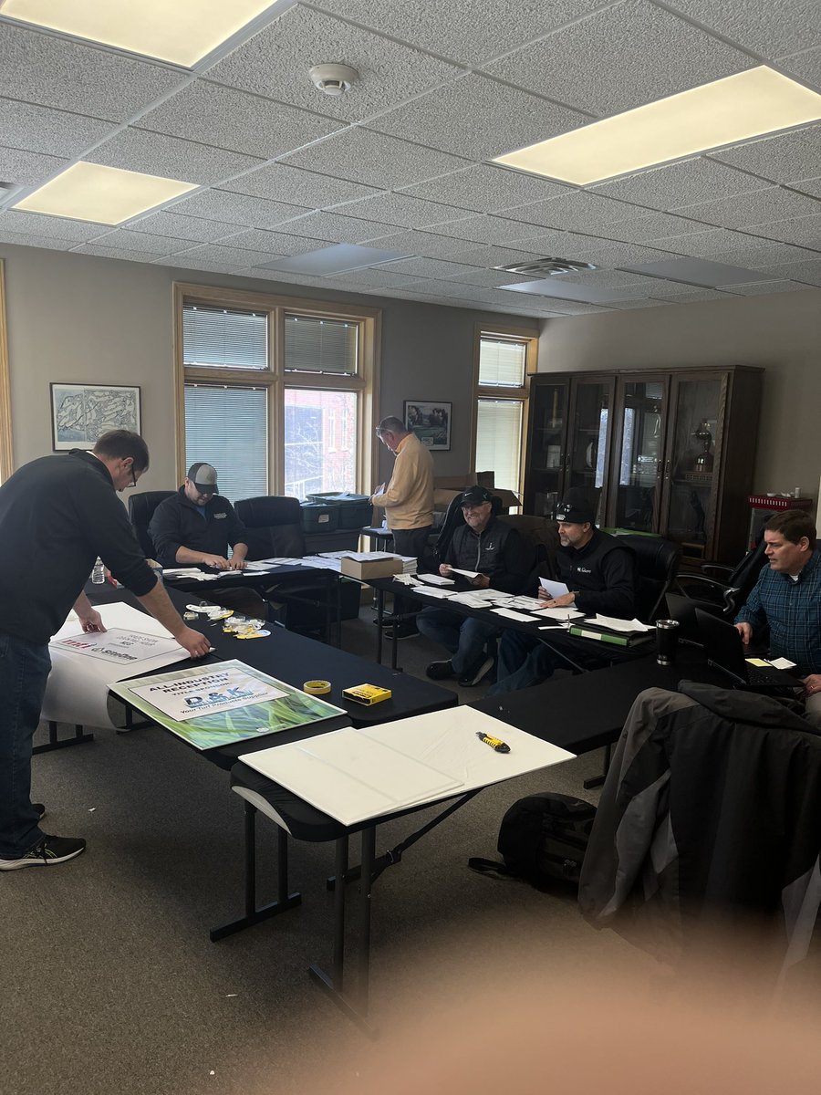 Conference Prep in full force!  Looks like it’s going to be a great turnout!  Looking forward to seeing everyone! <a href="/Iaturfinstitute/">Iowa Turfgrass Institute</a> <a href="/GcsaIowa/">IowaGCSA</a> <a href="/iowalawncare/">IPLCA</a> <a href="/iowa_stma/">Iowa SFMA</a>