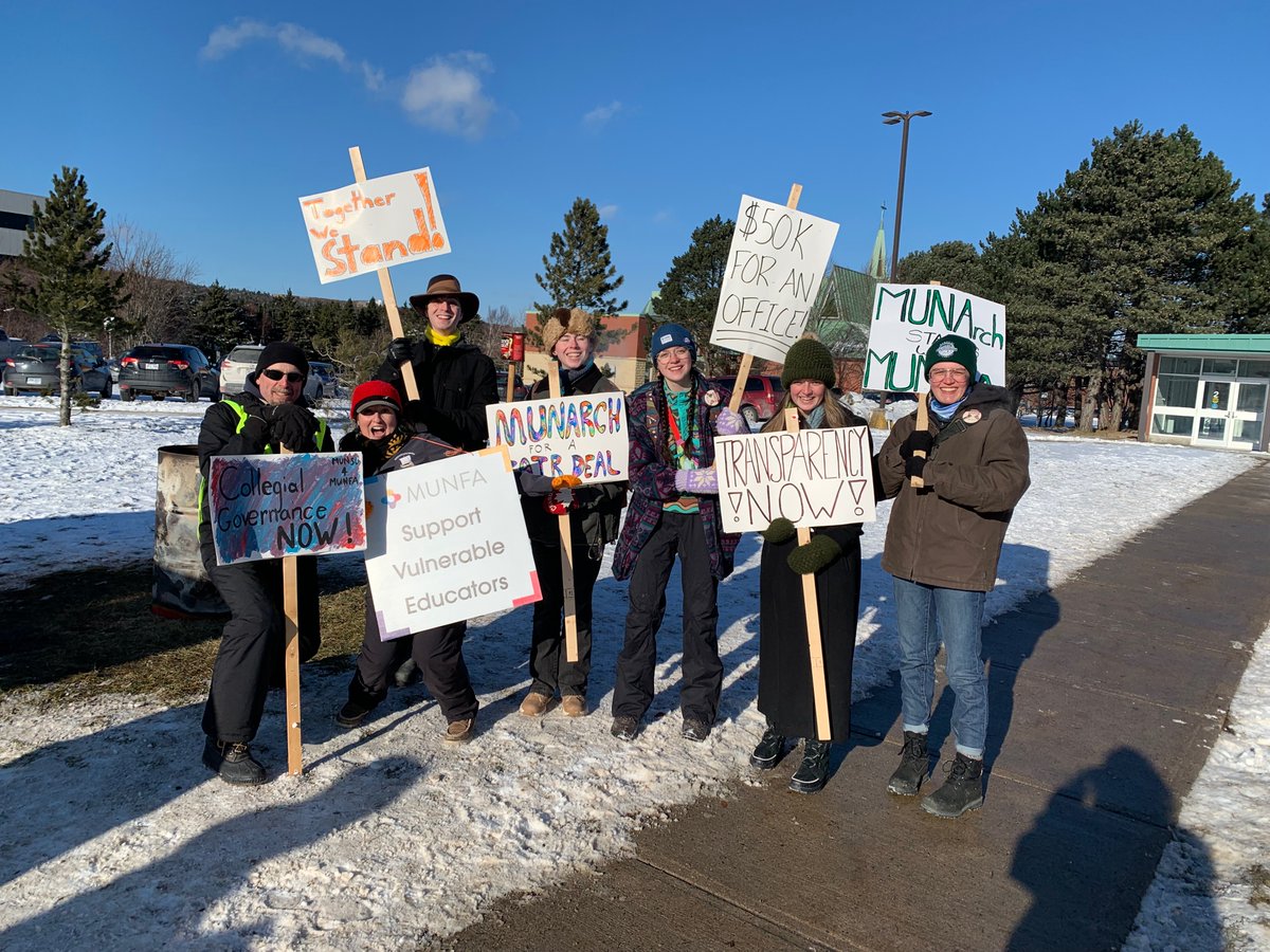 MUNArch stands with <a href="/MUNFaculty/">MUNFA</a> ! Faculty working conditions = student learning conditions. Fair deal now!