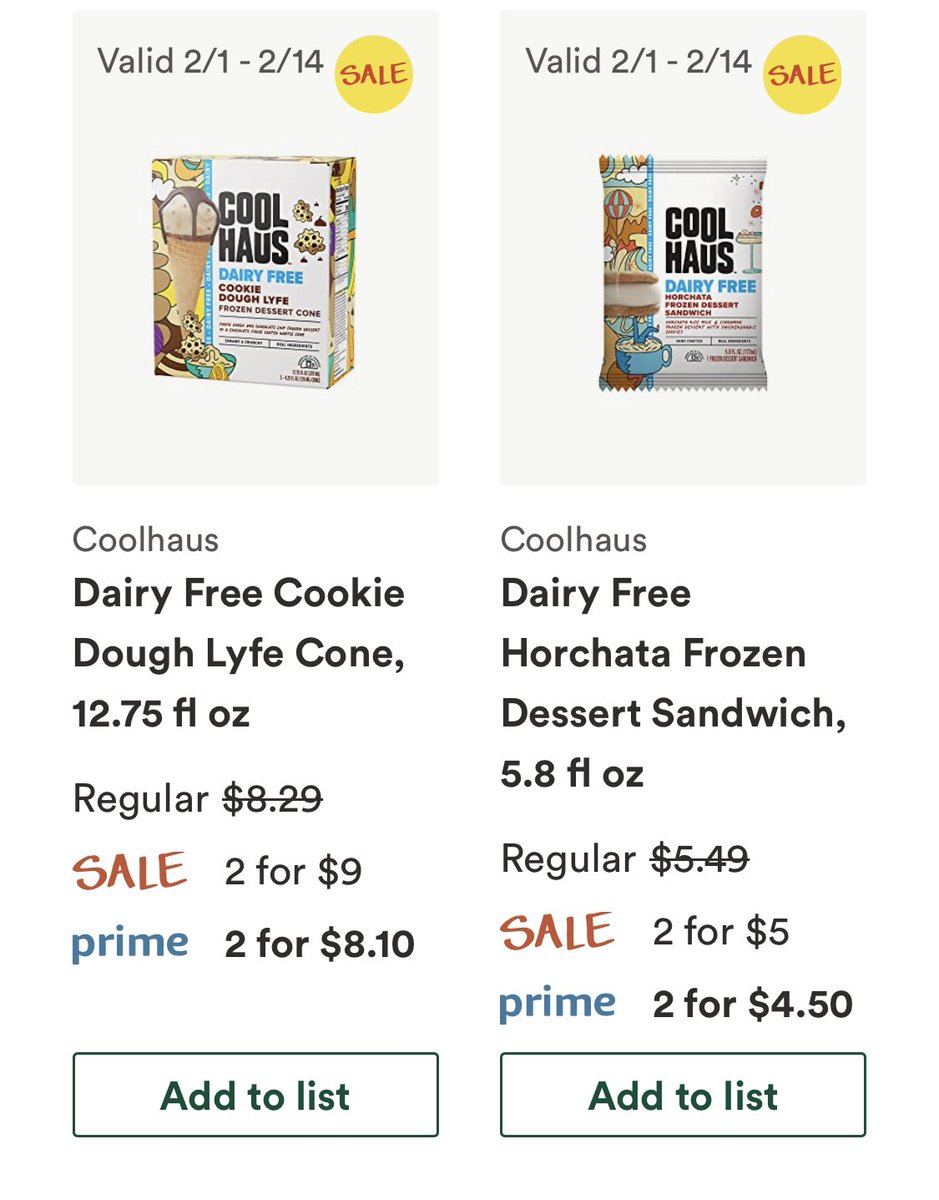 vegancoupons's tweet photo. $1 ($1.50 with prime) #moneymaker at wholefoods on coolhaus ice cream sangwiches with Ibotta’s $3 back offer. (Plenty of #vegan options.  Double check if the same sale is at your stores)

You probably already have Ibotta, but just in case you don’t, my referral code is ogmcqfb <3 https://t.co/5Tt8tEEplT