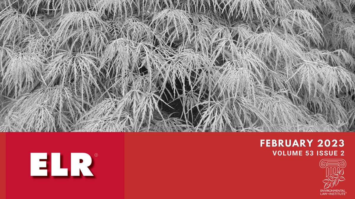 Learn about #SDG7 — Affordable and Clean #Energy — and recommendations to advance it in the Feb 2023 issue of ELR: 

bit.ly/3HSUaNi

<a href="/kulawschool/">KU School of Law</a> <a href="/sjquinney/">Utah Law</a> #CleanEnergy #SDGs <a href="/SustDev/">UN DESA Sustainable Development</a> #GlobalGoals  #sustainabilitymatters #SDGPublishersCompact