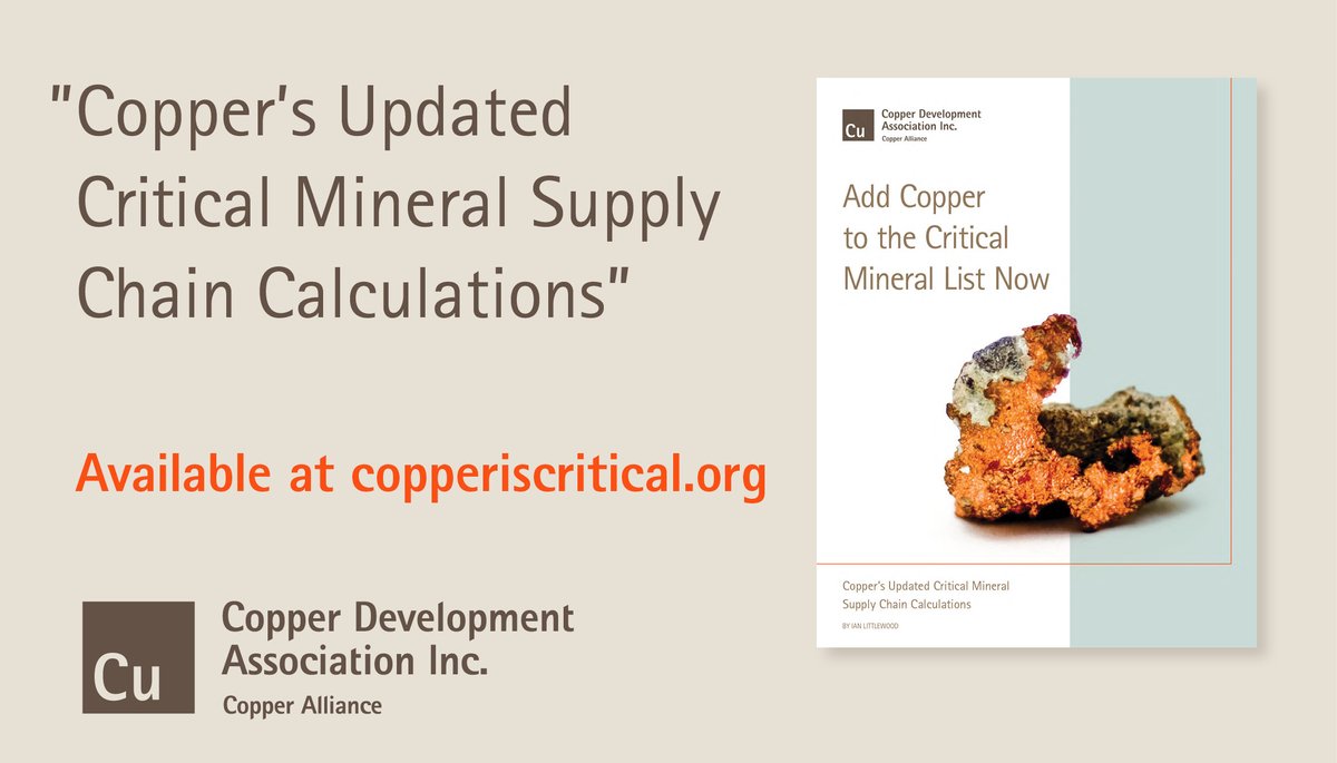 Thank you, @SenatorSinema for spearheading the bipartisan letter from senators urging @SecDebHaaland to add copper to the @USGS Critical Minerals List! Learn more about why copper is a Critical Mineral: copperiscritical.org #CopperIsCritical