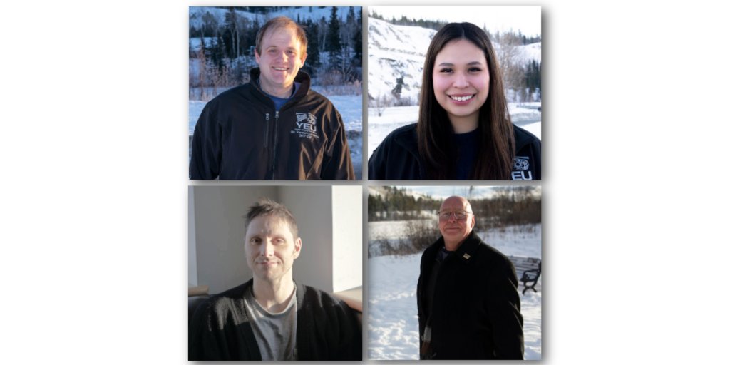 We are happy to introduce Adam Fraser, Delanie Payne, Jon Deline and Peter MacKeigan - new faces at Yukon Employees' Union over the last few months. Say hello the next time you're in the Union hall!