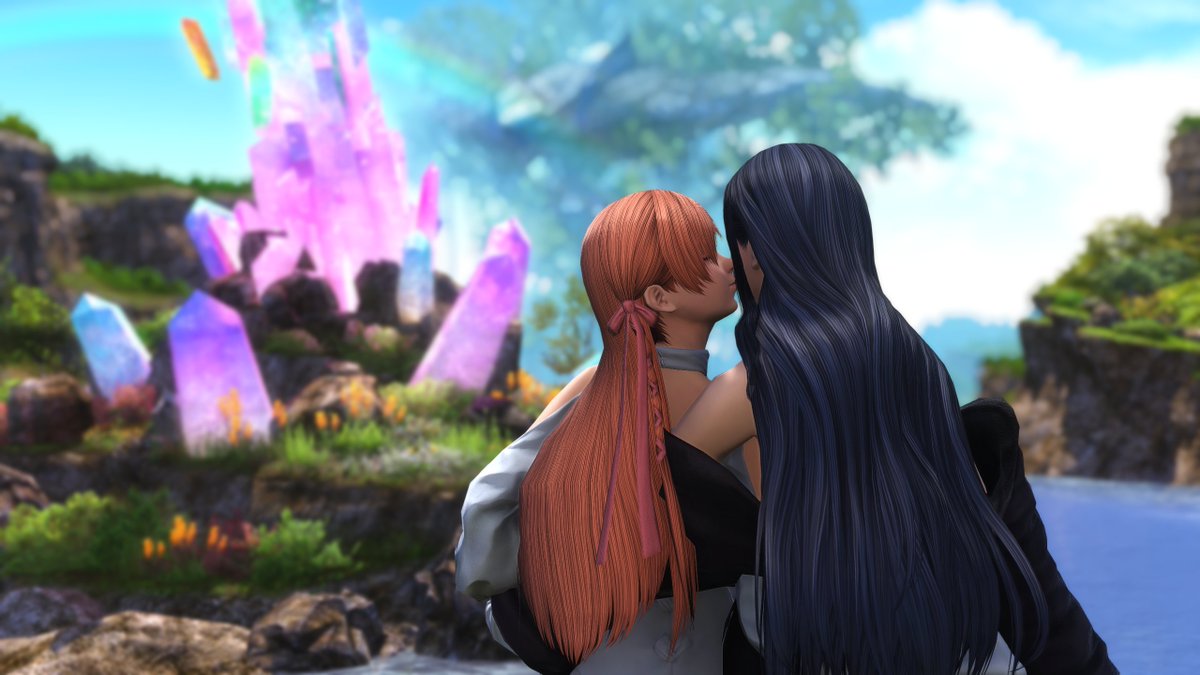 RaylaFFXIV's tweet photo. "I won't give up... not on my future, *our* future!"

I would die for Ryne and Gaia, they deserve happiness forever.

#GPOSERS #GShade #NenekoColorS #ryne #gaia #rynegaia https://t.co/xwlGk0iyno