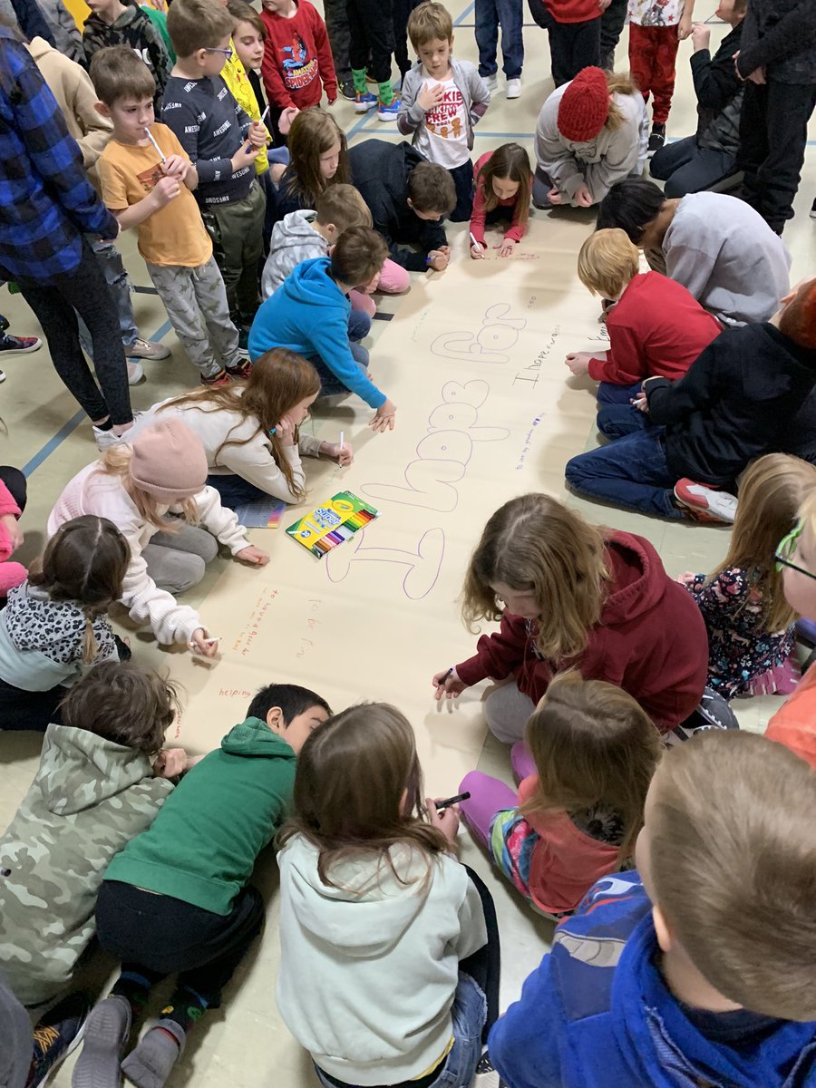 MosaCentral's tweet photo. #WorldReadAloudDay2023   was an opportunity for all of our students to come together to talk about moving forward with a hopeful and caring mindset. The little thing with big impact! 💜📚💛 @TVDSBLiteracy @JeffBruce11 @TVDSB https://t.co/2DVYAeBoUi