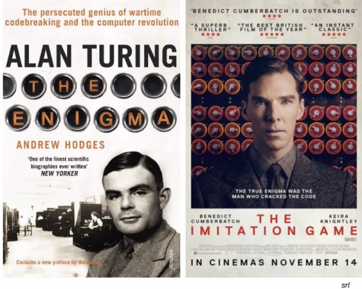 9pm TODAY on @BBCFOUR

The 2014 film🎥 “The Imitation Game” directed by #MortenTyldum from a screenplay by #GrahamMoore 

Based on the #AndrewHodges 1983 biography📖 “Alan Turing:The Enigma”

 🌟#BenedictCumberbatch #KeiraKnightley #MatthewGoode #RoryKinnear #CharlesDance