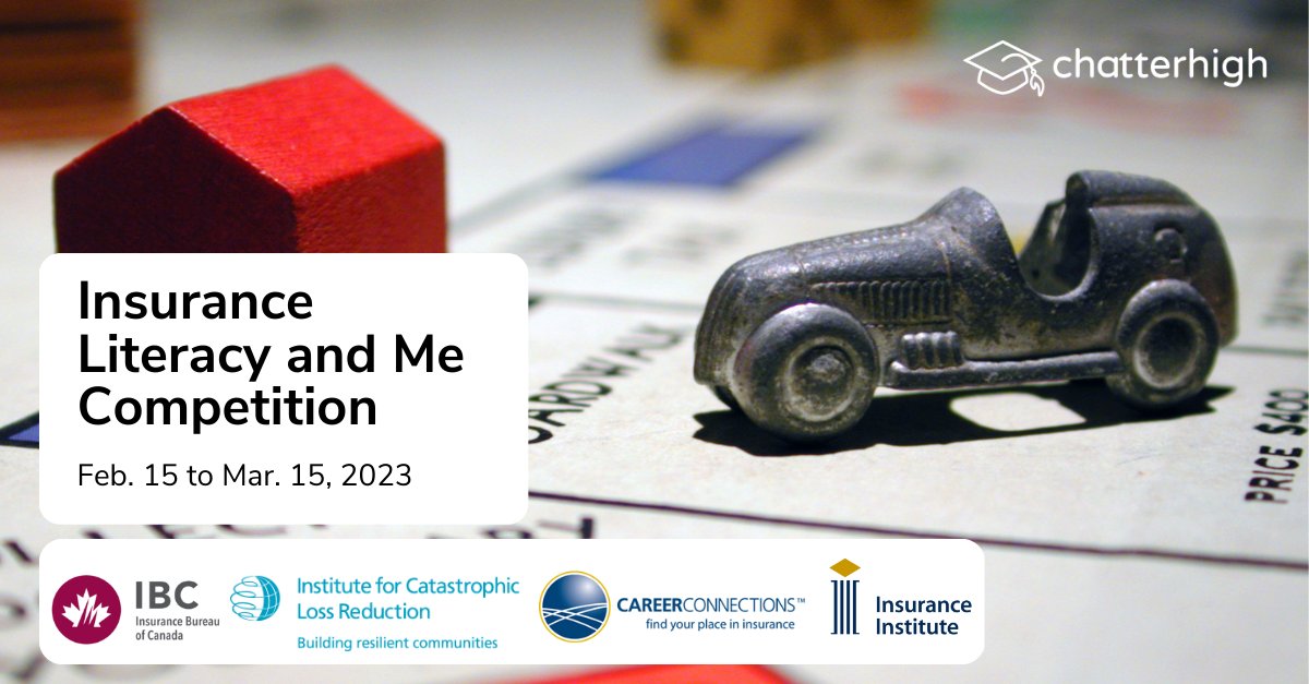 ChatterHigh's tweet photo. 📢Competition Alert! Announcing the INSURANCE LITERACY and ME Competition running from Feb. 15 to Mar. 15. Students will learn about different types of insurance and more!
https://t.co/2KDaXyC9r8
#InsuranceLiteracy #Insurance https://t.co/ifzamkMvM1