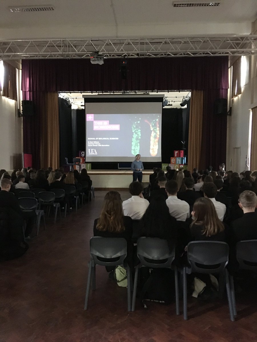 NataliaWharton5's tweet photo. Our Yr 10 students today were given the opportunity to listen to Dr Mark Williams from UEA give a talk about some of the amazing research carried out at UEA and possible careers in Biomedical sciences. https://t.co/mcpz1mb6xT
