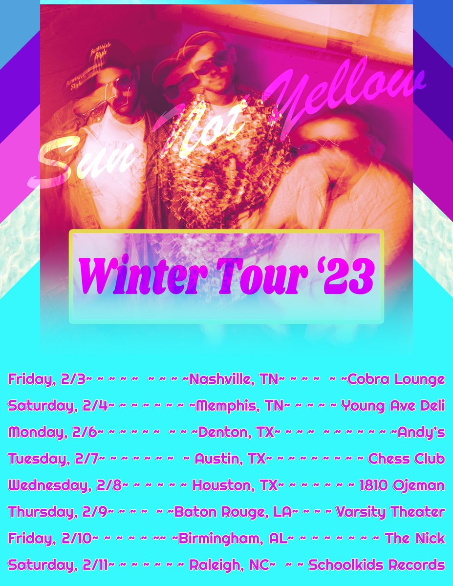 Hello it’s me I’ve thought about you for a long long time.  <a href="/SunNotYellow/">🚫SNY💛</a> #tour