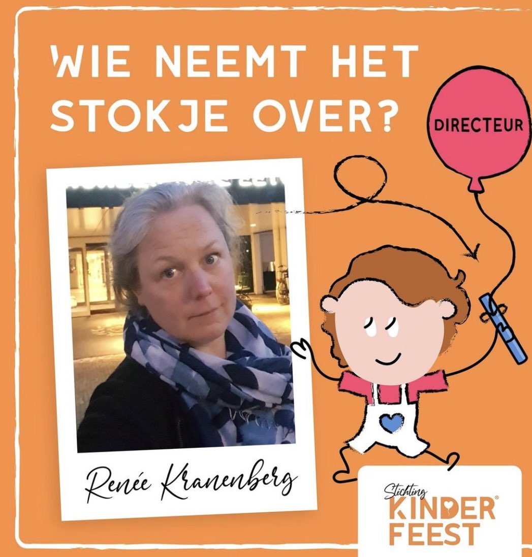Ben jij of ken jij de nieuwe directeur van Stichting Kinderfeest die verder wil bouwen aan onze prachtige missie? Check dan snel de vacature op stichtingkinderfeest.nl/over-ons/werke…. 

#vacature #directeur #stichtingkinderfeest