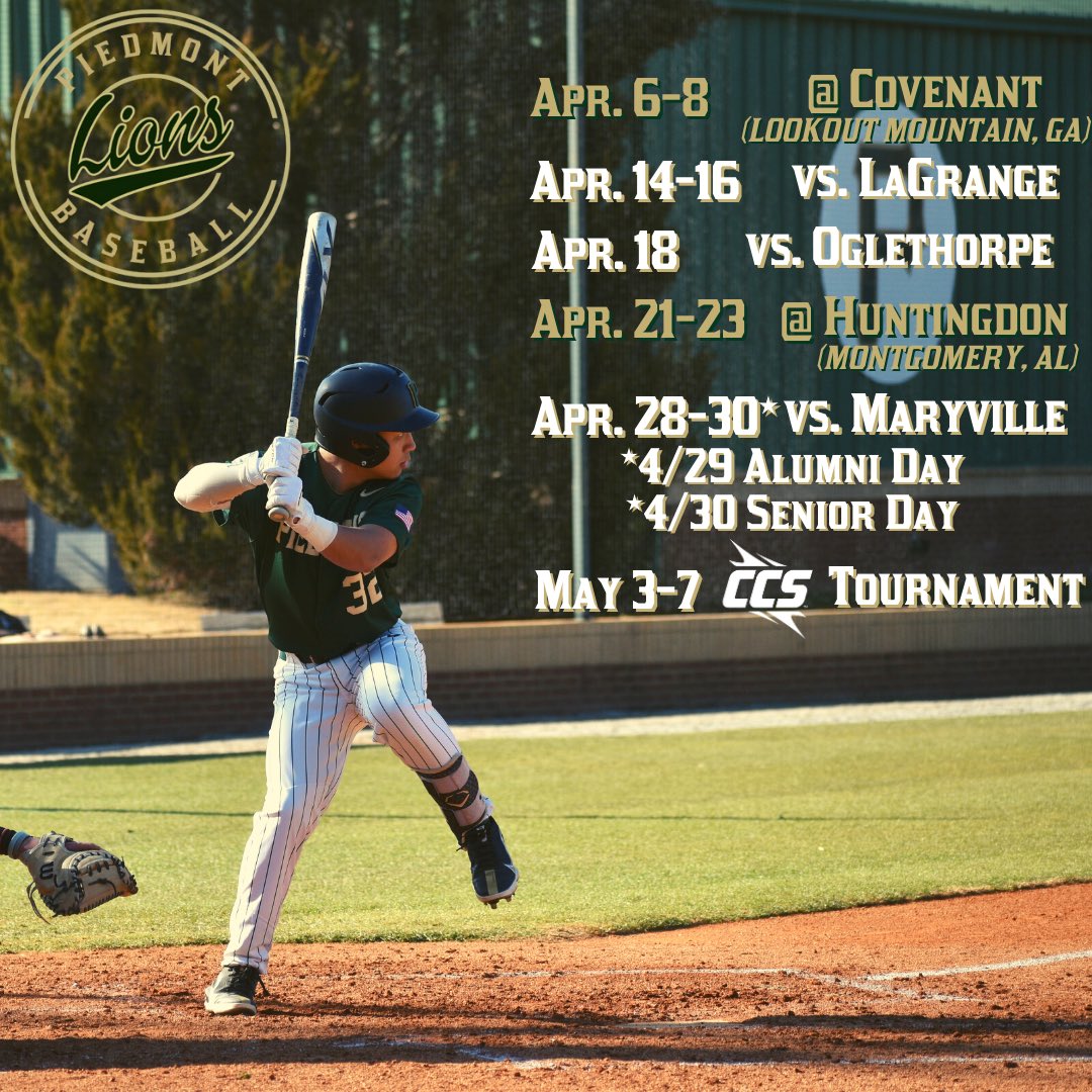 Piedmont Lions Baseball tweet media