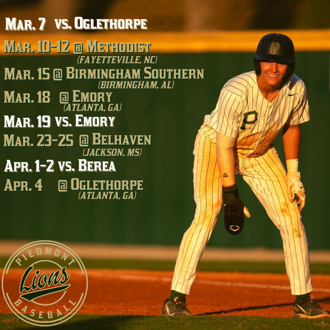 Piedmont Lions Baseball tweet media