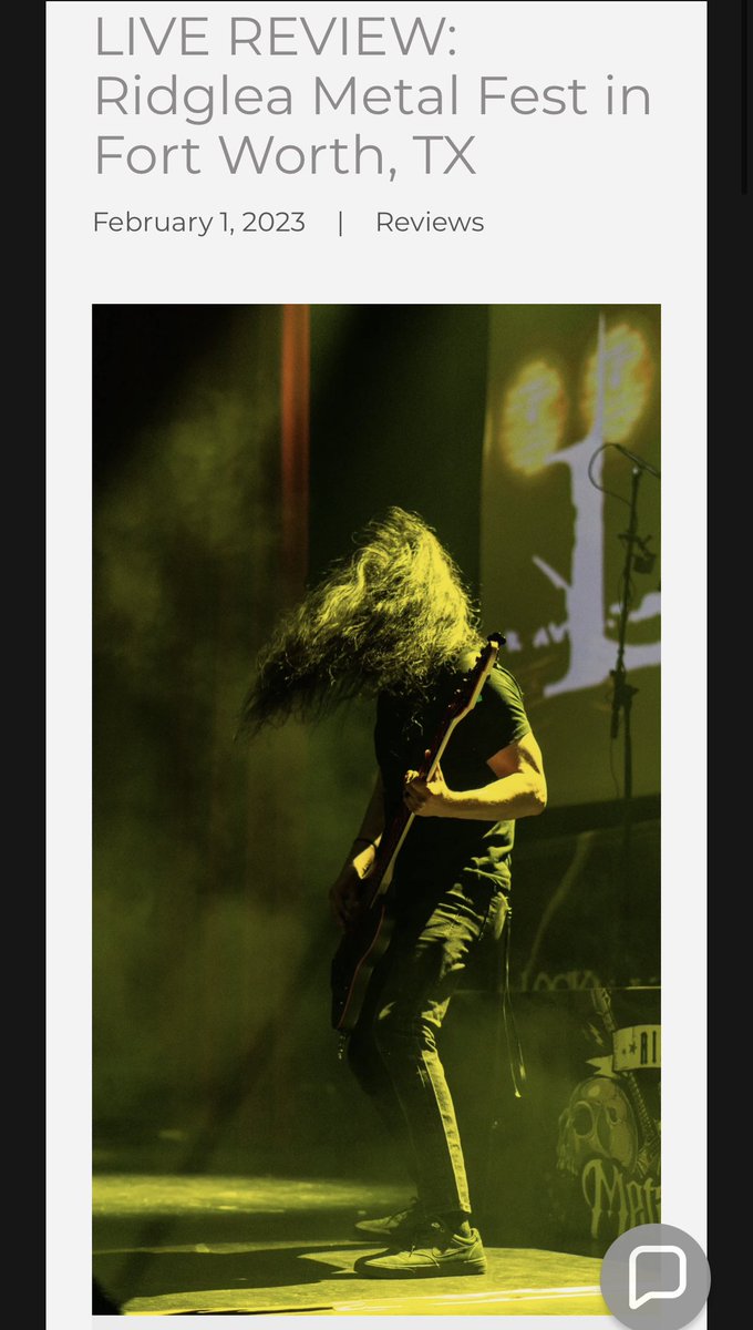 This past weekend was Ridglea Metalfest in FT. Worth, and Brently was able to snag some pics and write a review. Go check it out! thespitjamcollective.com/reviews/f/live…