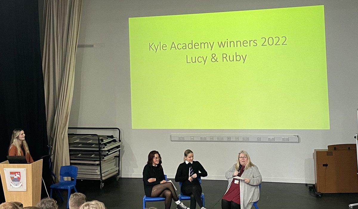 KyleAcad's tweet photo. It was our @ypi_scotland launch today. Our previous winners joined to tell their stories. Are you ready S3? 👏👏 https://t.co/Bxo6t2sfSL