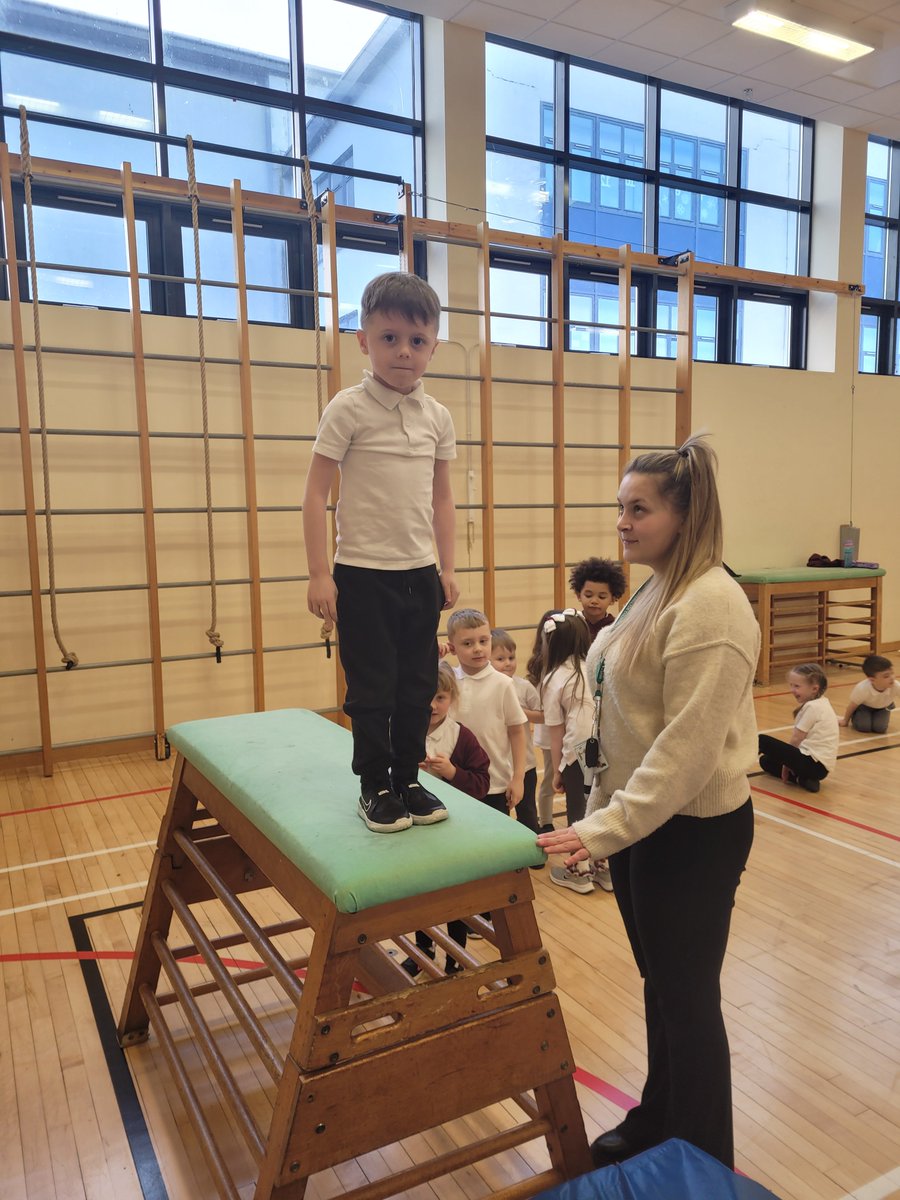 StMichaelsRCY's tweet photo. Pictures from Tuesday's PE session! P2/1 having been learning gymnastics! We had such confident children! 🤩 @StMichaelsP2_1 @SMPG1964 https://t.co/PJpUDBsaBb