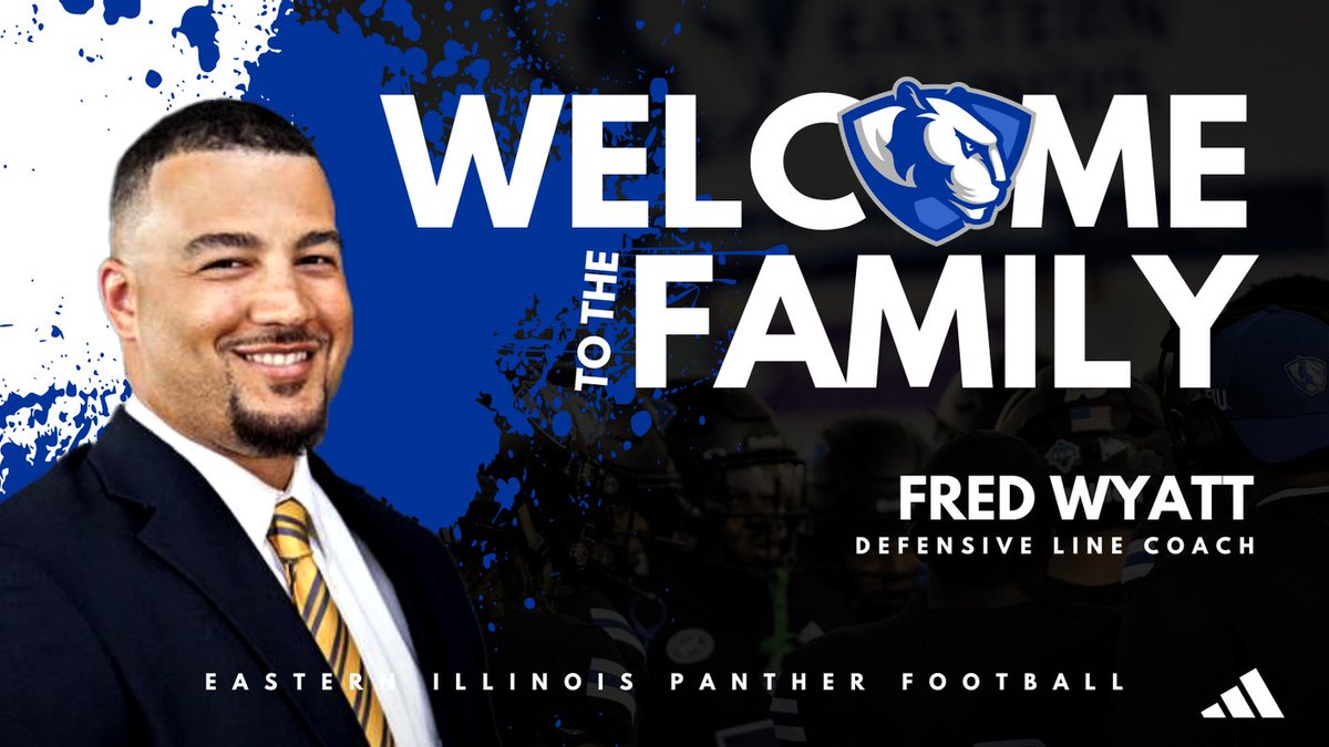 Want to give a huge Panther welcome to our new DL Coach Fred Wyatt! #BleedBlue 

Wyatt played at Northwestern where he also graduated from the Kellogg SOB (SMART DUDE)

Served as GA at K-State before becoming AC at <a href="/SSN_MIAA/">Sidelines - MIAA</a> Missouri Western for 2 seasons