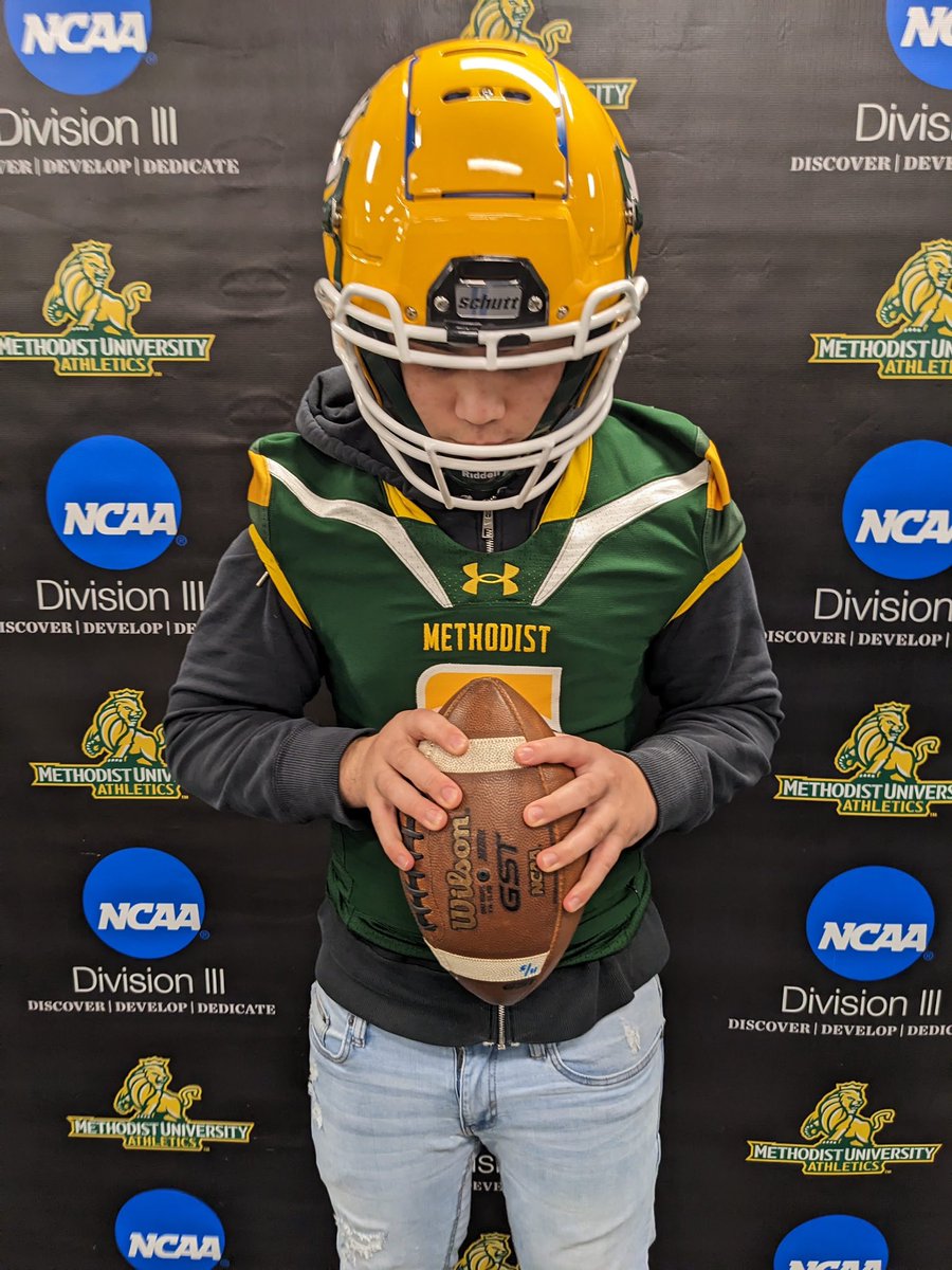 After a great tour from <a href="/_coachcccoleman/">Carl C. Coleman</a> and staff I am proud and blessed to announce I have received an official roster spot offer from Methodist University ‼️<a href="/Methodist_FB/">Methodist University FB</a>