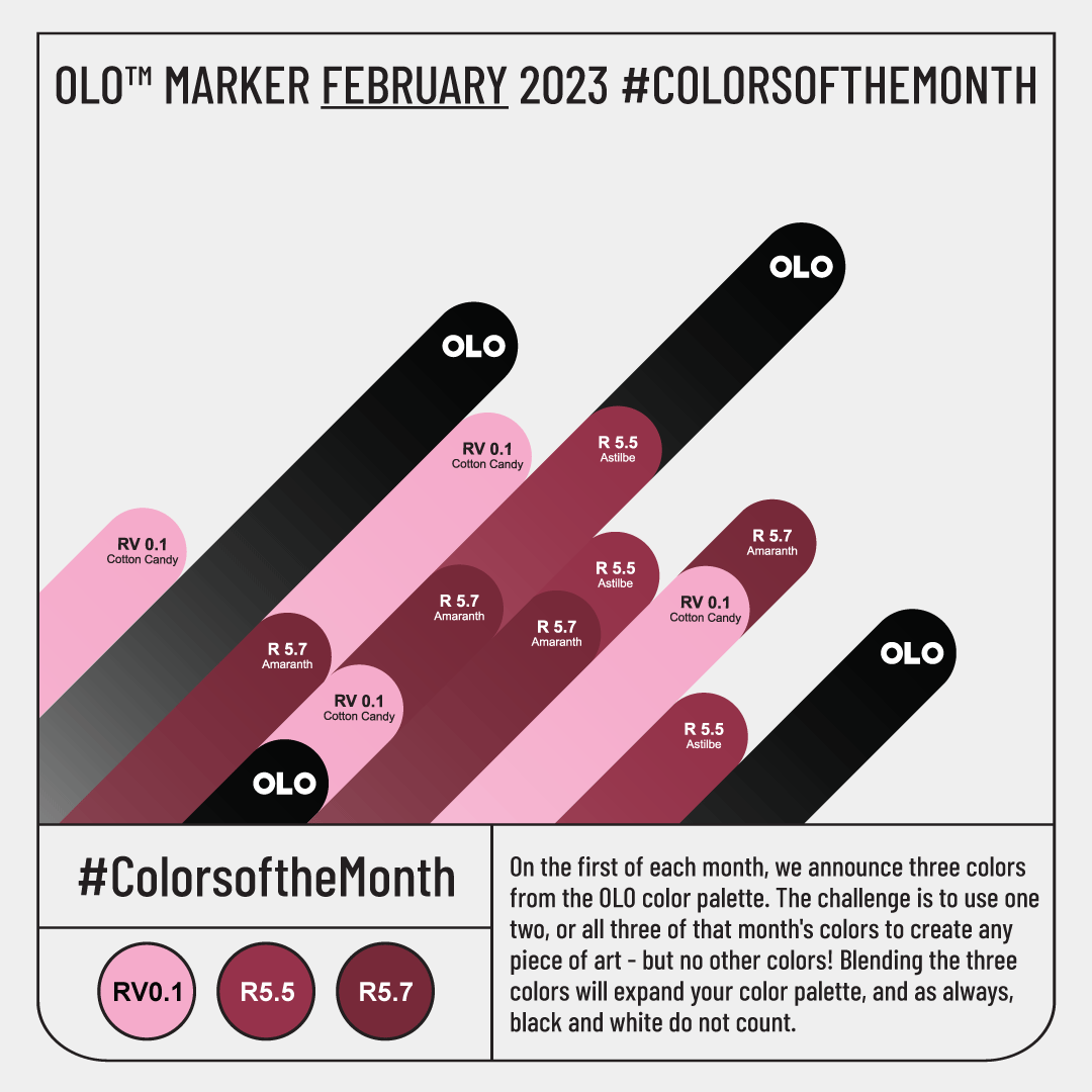 markeruniverse's tweet photo. The OLO™ marker #ColorsoftheMonth 3pc set is now available for February! Grab this brush/chisel 3pc set while they last!
Learn more about the #ColorsoftheMonth challenge and shop now at https://t.co/Mx4uaZTjFG.
#markeruniverse #olo #olomarkers #art https://t.co/5Rn4xbresJ