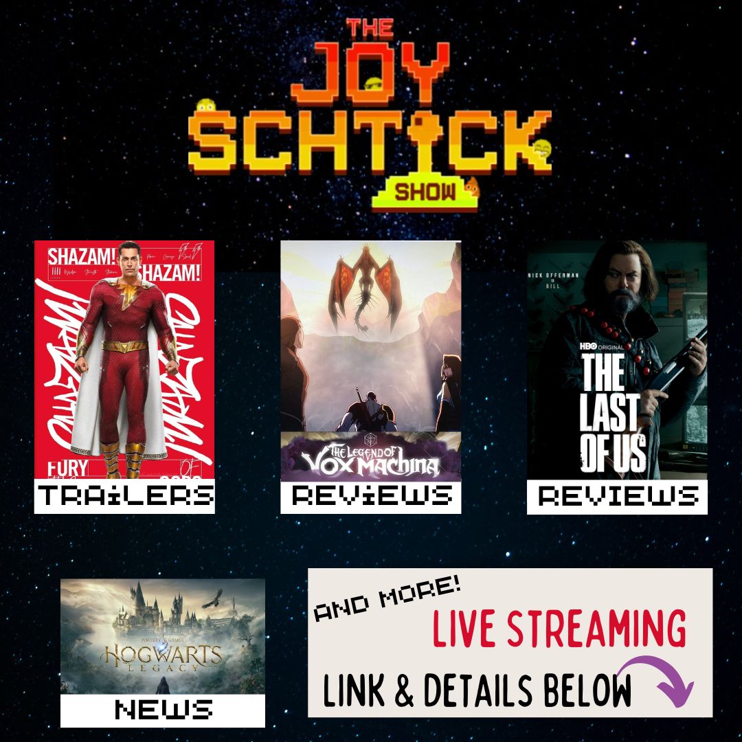 JoySchtickShow's tweet photo. If you haven't checked it out, this week we dropped Ep. 79 &amp; 80! We dove into Ep. 3 of #TheLastOfUsHBO, discussed some #HogwartsLegacy updates, and talked about the incredible new #TheLegendOfVoxMachina  episodes!

Feel free to give it a listen here- https://t.co/762w285wak https://t.co/LQrqjPiJqJ